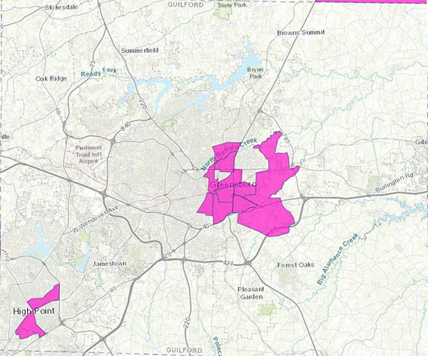 Greensboro Opportunity Zones